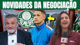 NOTÍCIA PARA ALEGRAR O TORCEDOR!! JOGADOR A ESPERA DA DIRETORIA DO PALMEIRAS PARA FINALIZA NEGOCIO!!