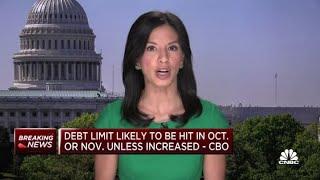 Debt limit likely to be hit in October or November unless raised: CBO