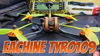  Полеты на  Eachine Tyro109 - Бюджетный FPV Квадрокоптер! 97$ Лето 2019