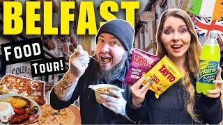 Trying the BEST FOOD in BELFAST! ️ - EPIC Northern Ireland FOOD TOUR!