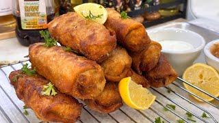 BEST Seafood Egg Rolls Recipe