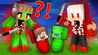 Baby JJ and Mikey Adopted By EVIL WIFES in Minecraft ! - Maizen