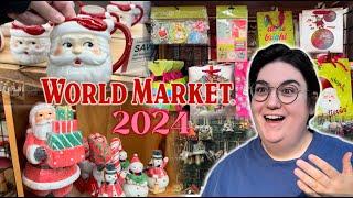 World Market Christmas 2024! SHOP WITH US for vintage inspired Christmas decorations!