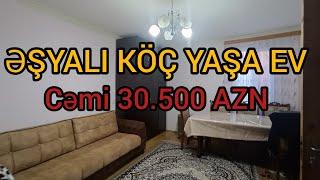 BÜDCƏSİ AZ DOSTLARAƏŞYALI KÖÇ YAŞA 2 OTAQ EV30.500 AZN                          #mulkevalqısatqısı