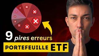 Les 9 pires erreurs quand on construit son portefeuille ETF en bourse