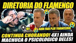 DIRETORIA DO FLAMENGO SEGUE CHORANDO QUASE UMA SEMANA DEPOIS DO 4X1 PRO BOTAFOGO! SENTIRAM O GOLPE!