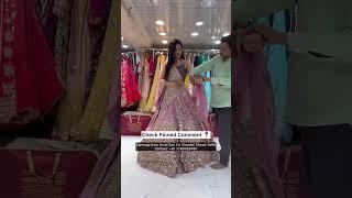 Dreamy Pink Bridal Lehenga CholiShopping in Chandni Chowk#shorts #ashortaday #lehenga #shadi