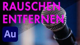 Rauschen entfernen mit wenigen Klicks | Adobe Audition Tutorial [Deutsch]