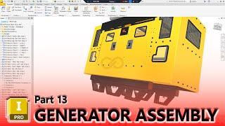 Diesel Generator Assembly in Autodesk Inventor 2025 - Part 13