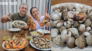 Grilled seafood for dinner