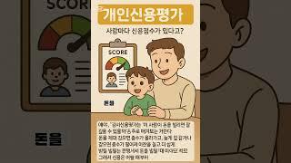 #경제금융용어700선#경제용어 #초등학생설명 #솟츠#개인신용평가