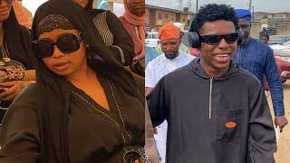 SMALL DOCTOR’S BEAUTIFUL WIFE SUPPORTS HIM AT HIS RAMADAN LECTURE IN AGEGE