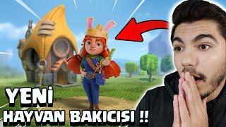 YENİ YARDIMCI HAYVAN BAKICISI !!  Clash Of Clans Konsept