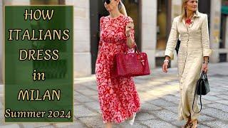 Milan Fashion Trends: Glamour & Italian Street Style Summer 2024