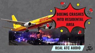 DHL Boeing 737 Crashes Into Residential Area: ATC Audio Captures Cargo Plane Approach Into Airport