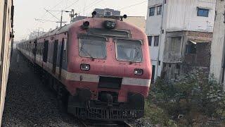 79305/DADN-RTM DEMU meets 79310/RTM-DADN DEMU near Saifee Nagar