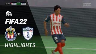 FIFA 22 Online Chivas vs Pachuca Highlights with Epicdroid