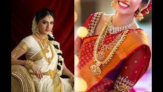 Latest Layered  South Indian Necklace Set Designs Ideas||South Indian Bridal Jewelry Designs