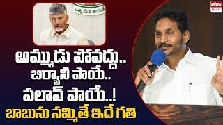 YS Jagan Comments On Chandrababu Over Cheap Politics | Vizag MLC Elections 2024 | Eha TV