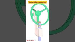 Eccentric lifting mechanism #design #solidwork #machine #cad