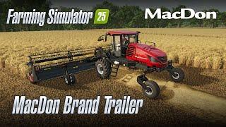 MacDon -  New Brand officially coming to Farming Simulator 25