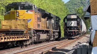 Norfolk Southern Action in 4K at Herndon Reload W/DPU