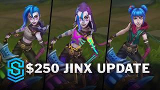 Arcane Fractured Jinx Comparison Skin Spotlight