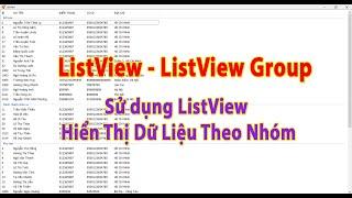 ListView | ListView Group | Sử dụng ListView Load Dữ liệu  theo nhóm | KhoaiCodeTV