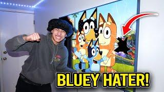 MY BROTHER RAGED OVER BLUEY HEELER FAMILY!! (SMASHED TV)