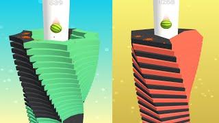 Live Gameplay: Setting a New World Record in Stack Ball #short feed #shorts