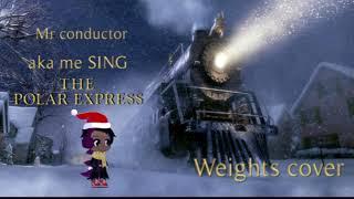 Mr conductor aka me sing the polar express weights cover