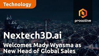 Nextech3D.ai Welcomes Mady Wynsma as New Head of Global Sales