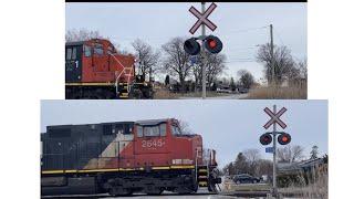 Railfanning on the Chrysler Spur. Clemenceau Blvd, Windsor Ontario.