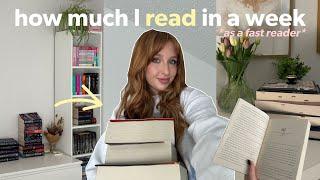 How much I read in a week *realistic as a fast reader*  TBR, kindle unlimited & booktok reading