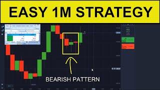 Easiest 1M Binary Options Strategy - [3-CANDLE ENTRY-EXIT PATTERN]