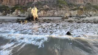 Having fun on a beach!