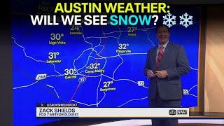 Austin weather: Freezing temperatures and rain expected. Will we see snow?