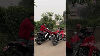 Karizma XMR 210 vs Pulsar RS200 exhaust sound #review #exhaust #shorts #ytshort #karizma