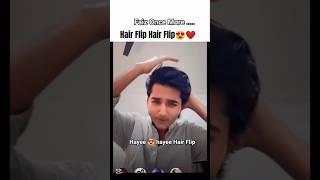 Pov: Faiz Hair Flip ll hair Flip ll Mohammad faiz Live Instagram Video️ Hair Style Video  #faiz