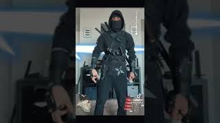 Modern ninja suit ￼