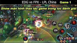 EDG vs FPX Game 1 | ProView Darius | LPL China Wildrift