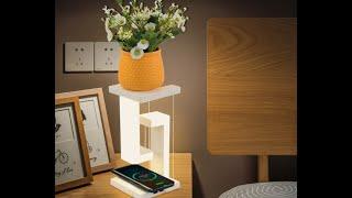 Smart Desk Lamp- Tensegrity Smart LED Desk Lamp With Wireless Charging