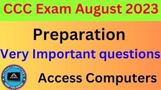 CCC Exam August 2023┃CCC Marathon Class┃CCC Exam preparation