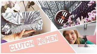 1. Clutch nähen! / Sewing a clutch!    NÄHANLEITUNG