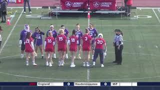 Haudenosaunee vs England | World Lacrosse Super Sixes | Oshawa, Ontario