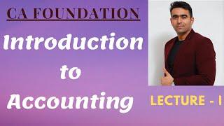 CA FOUNDATION// ACCOUNTS // LECTURE 1 // FOR NOV 2020 EXAM // CA JITIN TYAGI