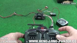 NEUE 2.4 GHZ TAIGEN PLATINE / NEW 2.4 GHZ RC BATTLE TANK TAIGEN BOARD WITH NEW SOUND