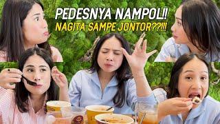 GARA-GARA MUKBANG JAJARANS SERBA PEDES! BIBIR NAGITA SAMPE JONTOR KEPEDESAN! MAKANNYA BIKIN NGAMUK!