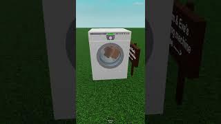 Washing Machine Destruction Unbalanced Spin Compilation 5#roblox #shortsvideo #shorts