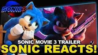 Sonic REACTS to SONIC MOVIE 3 TRAILER 2 | Shadow the Hedgehog Keanu Reeves